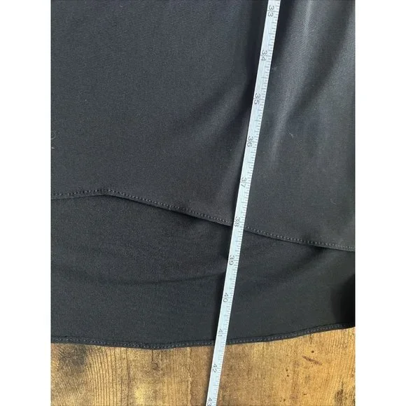 Chico's Tie Waist Jersey Knit Black Dress - Size 1 (Med / 8) - Picture 10 of 11